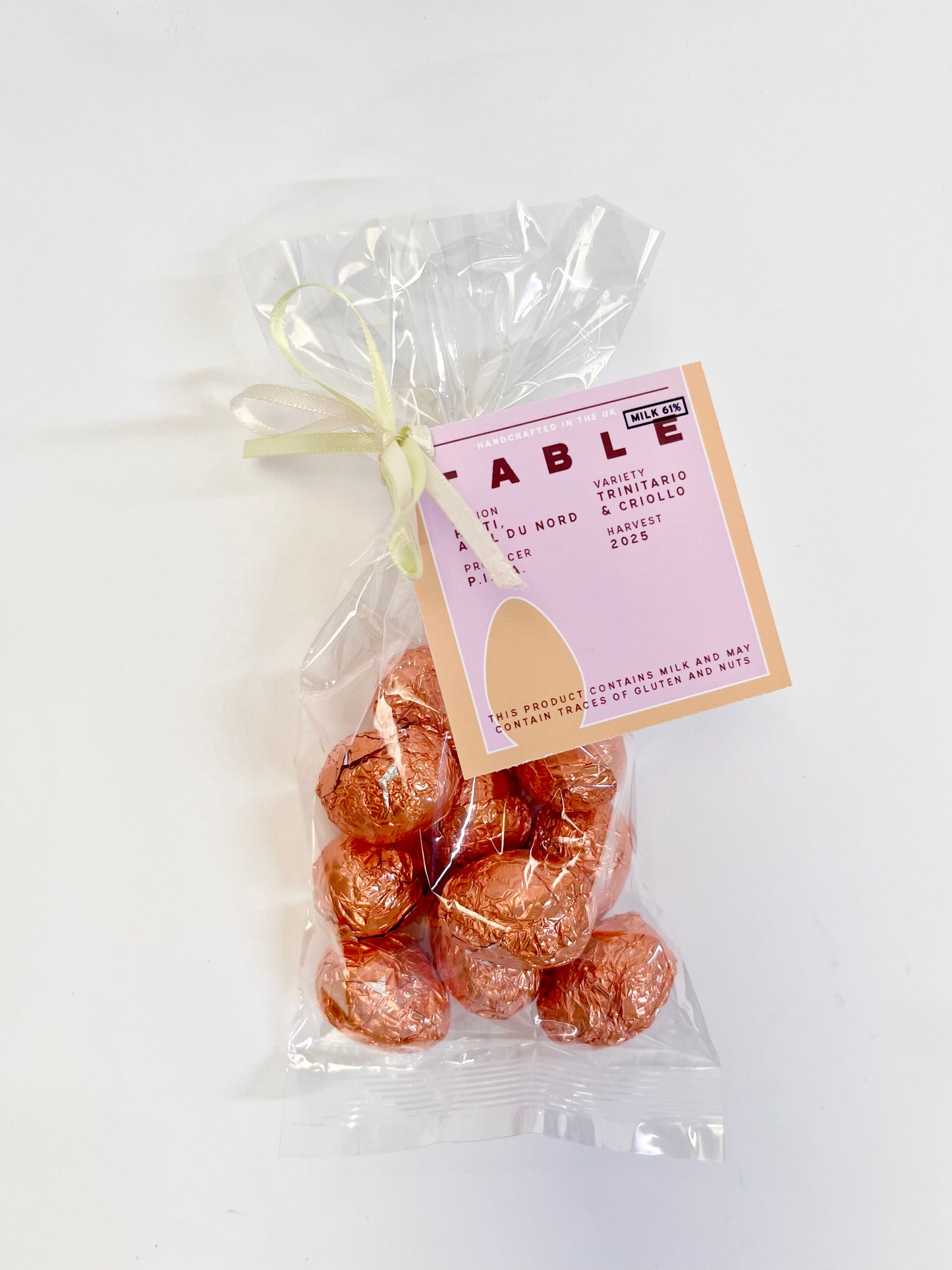 Bag of mini Easter eggs - Haiti 61% Milk Chocolate