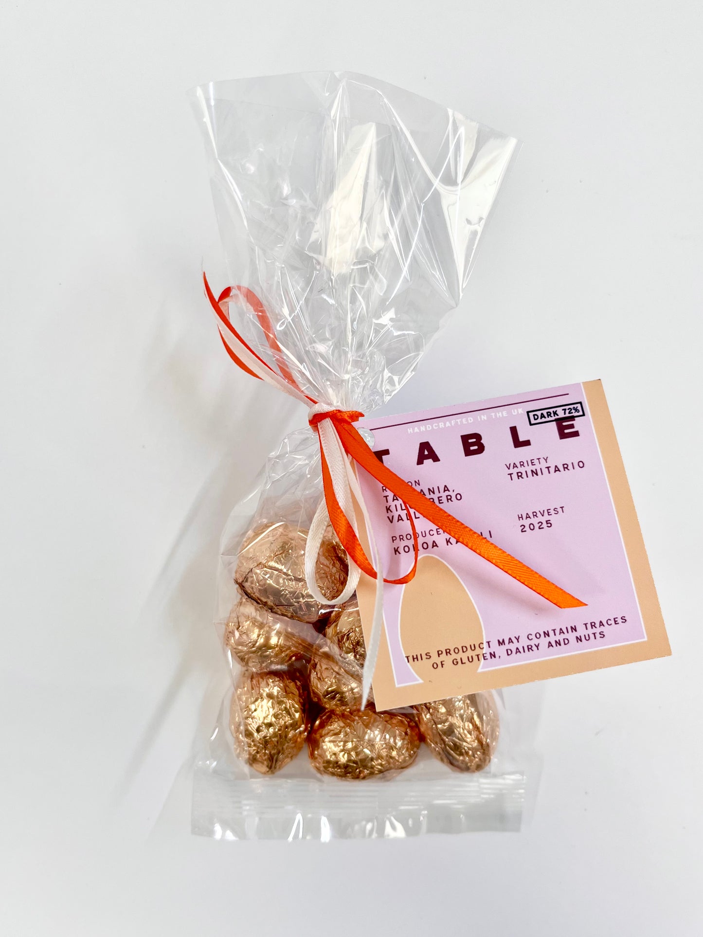 Bag of mini Easter eggs - Tanzania 72% Dark
