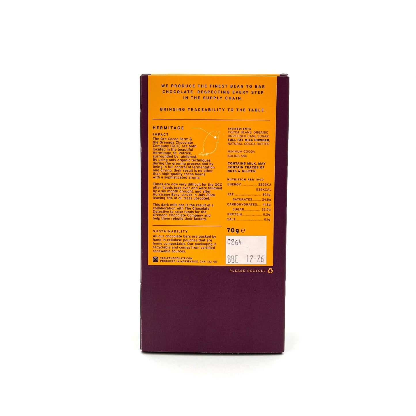 Limited Edition 09 - 58% Dark Milk Chocolate